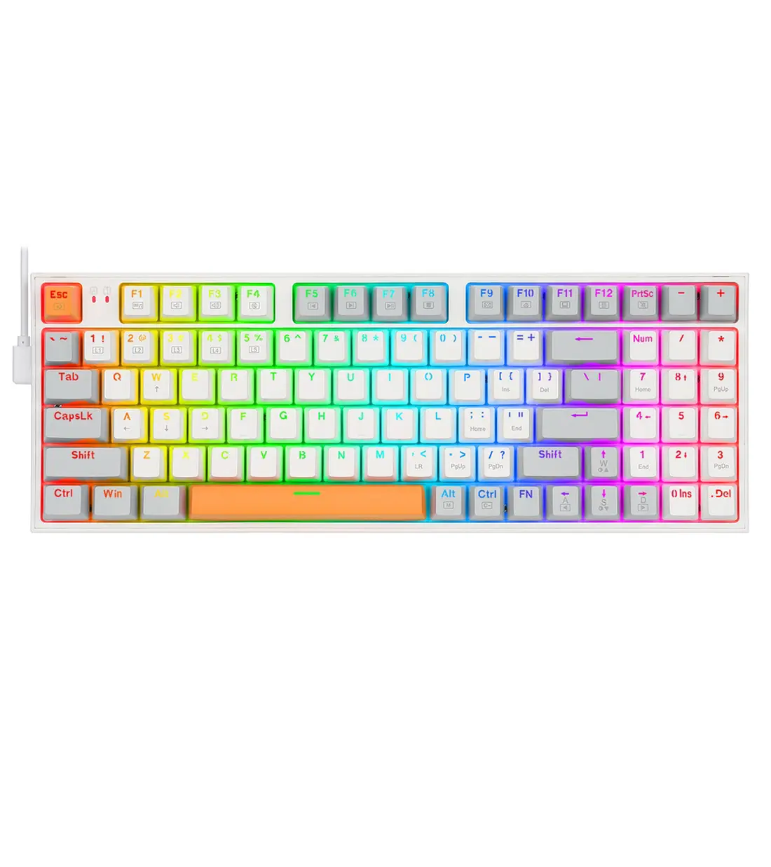 کیبورد مخصوص بازی ردراگون مدل Kitava K636 WGO RGB